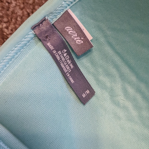 👙aerie, NWOT Blue Fun Patterned Bikini Top👙 - Picture 6 of 6